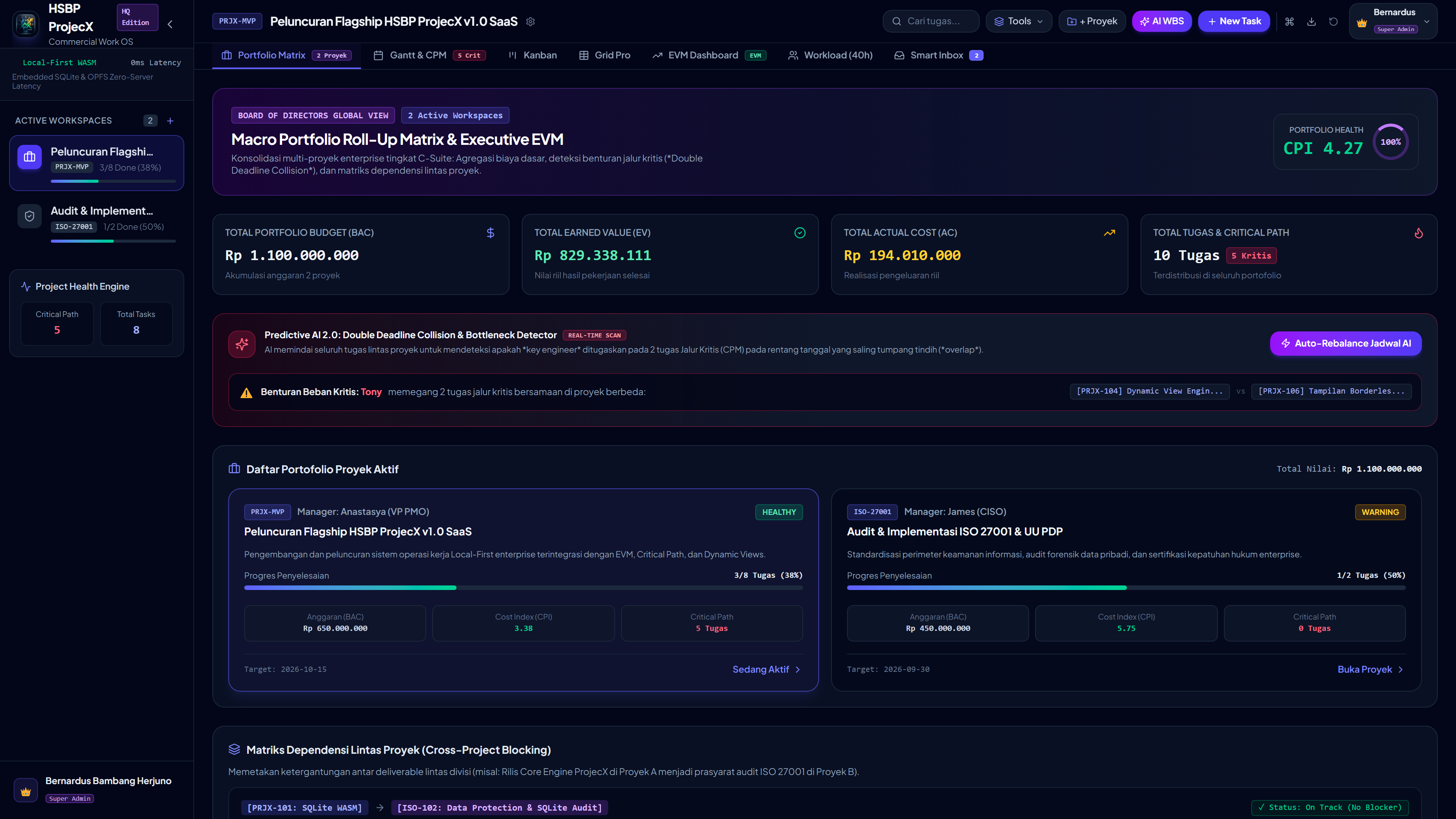 HSBP ProjecX UI
